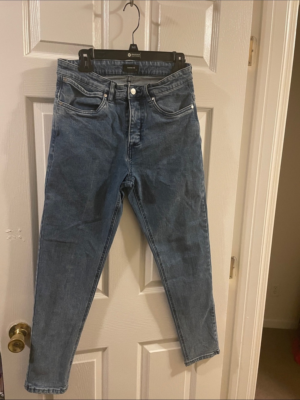 Zanerobe Size 30 Slim Straight Jeans in Classic Blue Wash